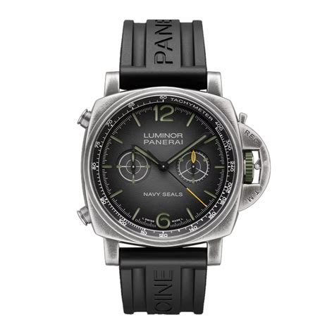 panerai luminor black seal limited edition watch|luminor chrono navy seals.